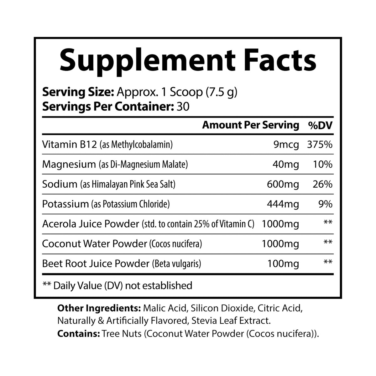 Sustain Ionized Electrolyte Mix (Blue Raspberry)