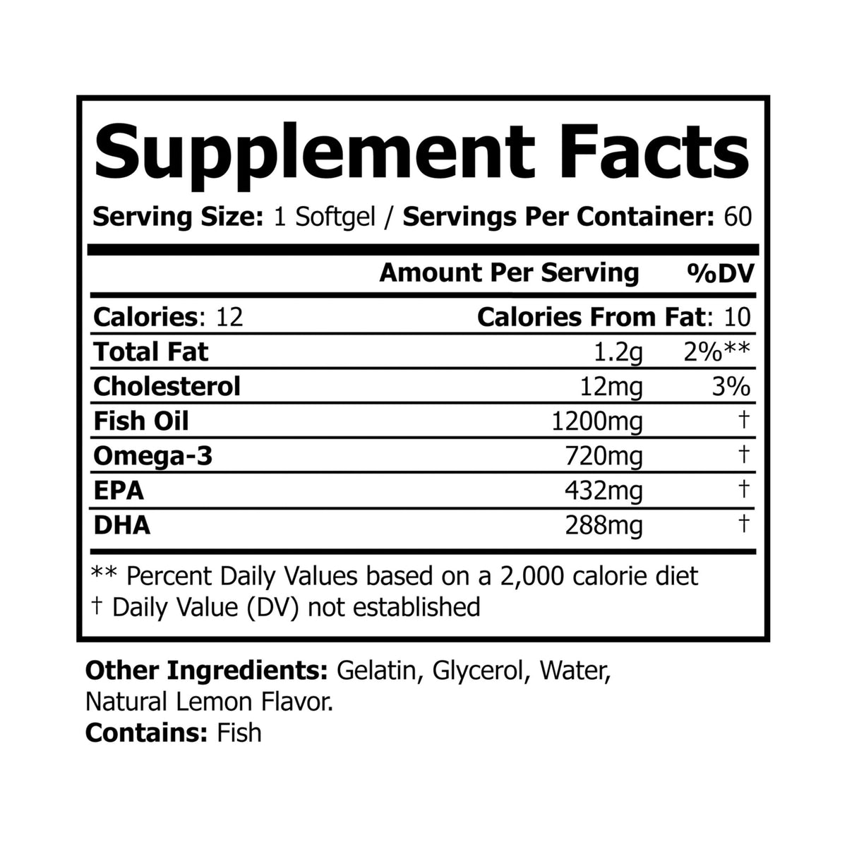 Multiply Omega 3 Fish Oil
